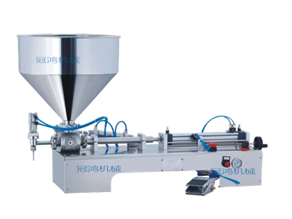 半自動(dòng)單頭活塞式灌裝機(jī)